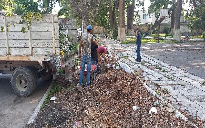 El alcalde Juan José Contreras, sigue impulsando el trabajo de mantener limpio.