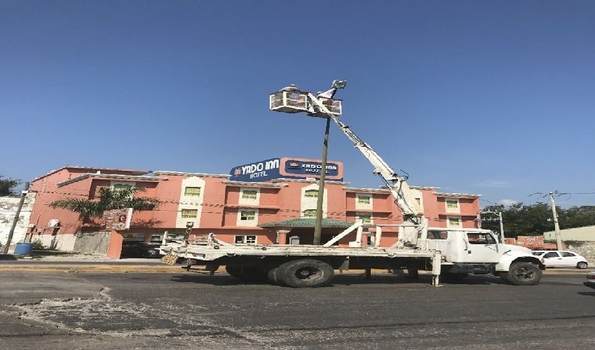 Seguiremos mejorando  el alumbrado público, dice WENCHE