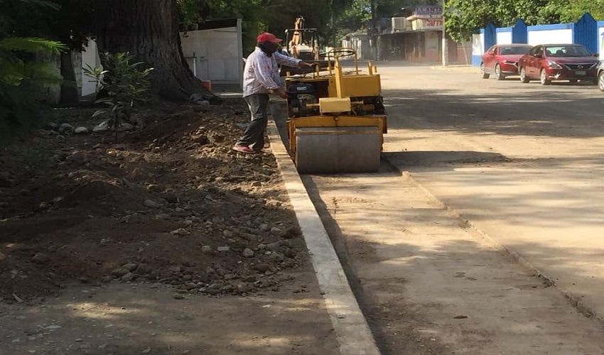 Anuncia el alcalde Resyes Wenseslado Zuñiga Vazquez, En esta semana quedarán listos los 483 metros lineales de la rehabilitación.