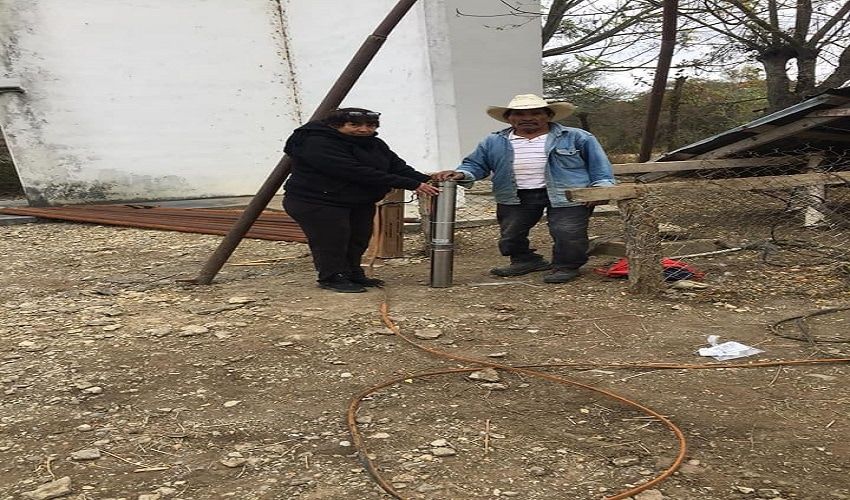 Los habitantes del ejido Trinidad solicitaron al alcalde, reemplazo de una bomba de agua sumergible